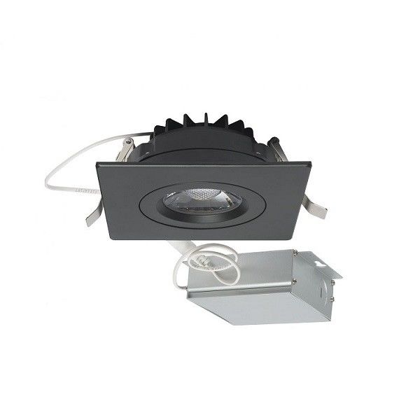 Square Gimbal 4 LED Recessed Eyeball Lights Residential For Bedroom